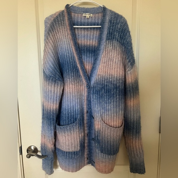 For Love & Lemons Oversized Ombre Cardigan, Size Small - Picture 1 of 3